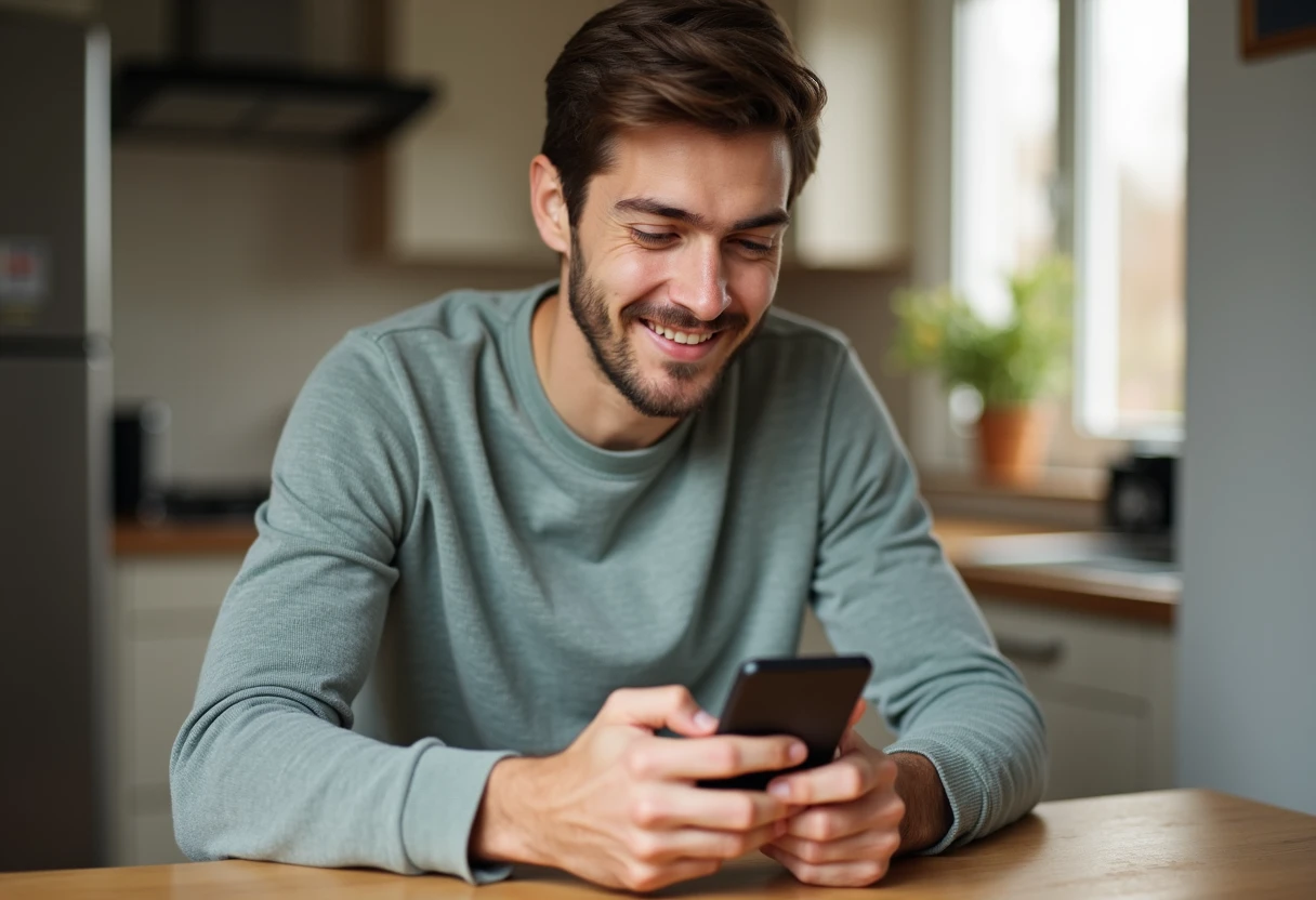 Person entering payment details on a smartphone while buying a credit pack in a companion app checkout flow